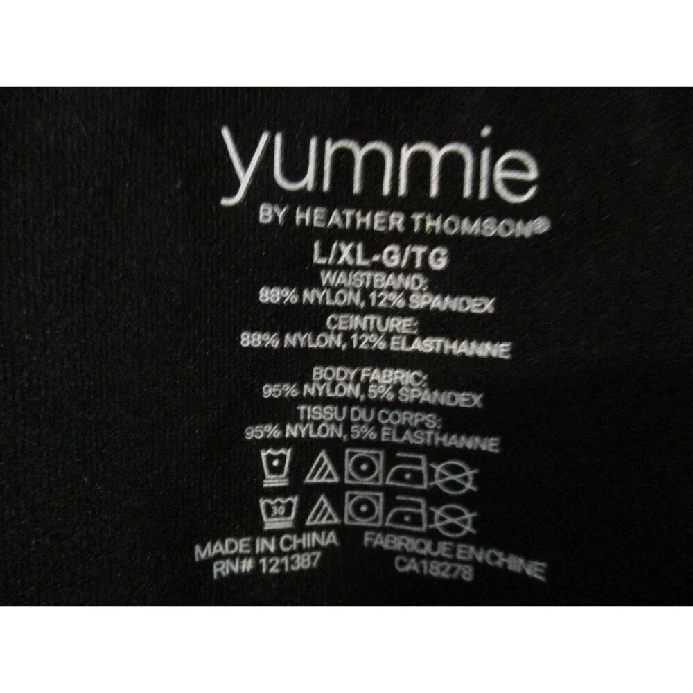 Yummie by Heather Thomson Womens Sz L/XL Seamless 2-Way Shaping Tank Top Black - Picture 4 of 8